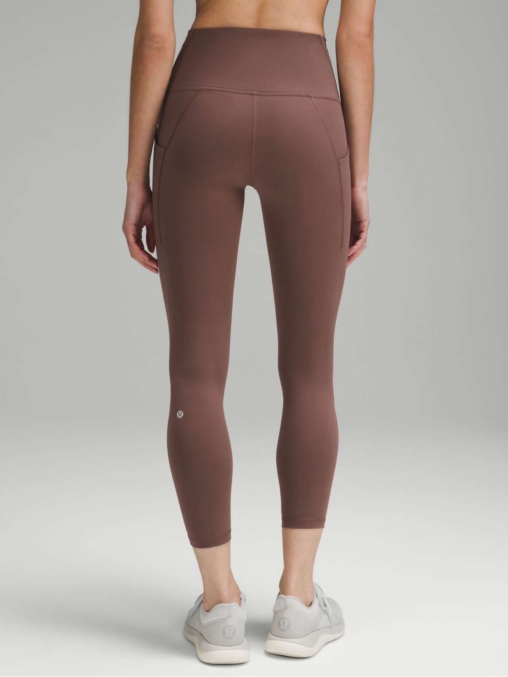 Lululemon Mauve Wundertrain 28’ Leggings with pockets